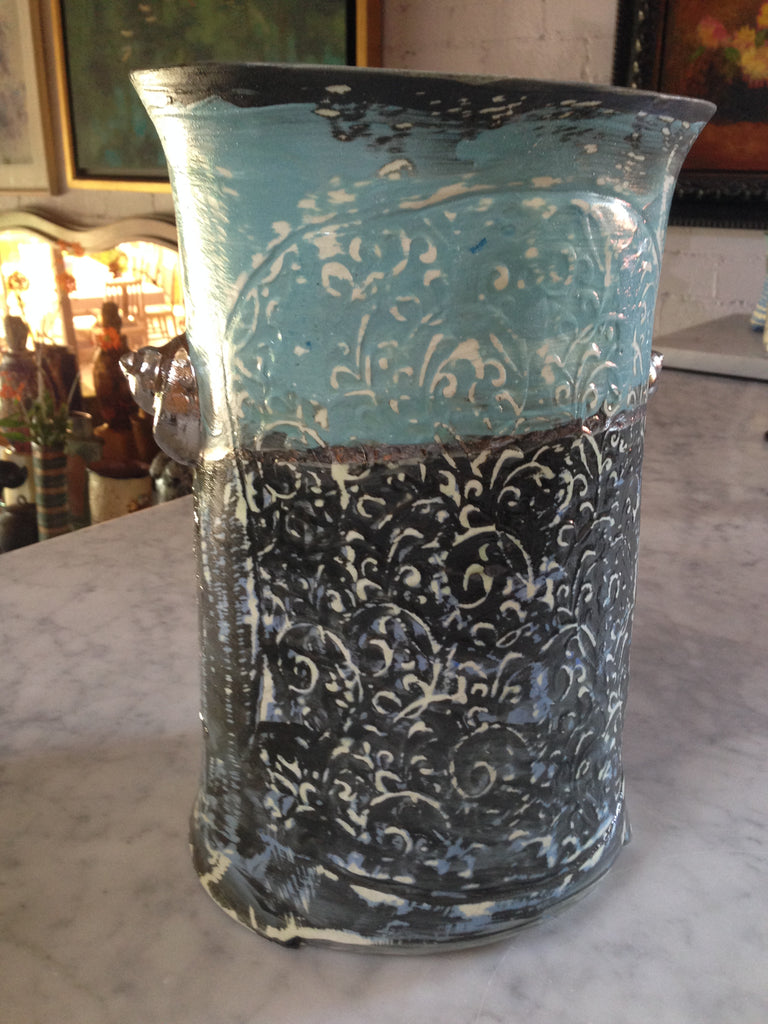 2024 Moulded Vase with Stains and Lustre