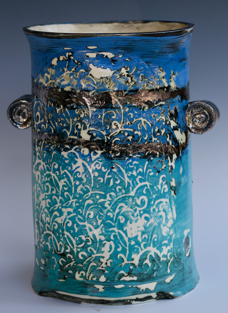 2024 Moulded Vase with Stains and Lustre