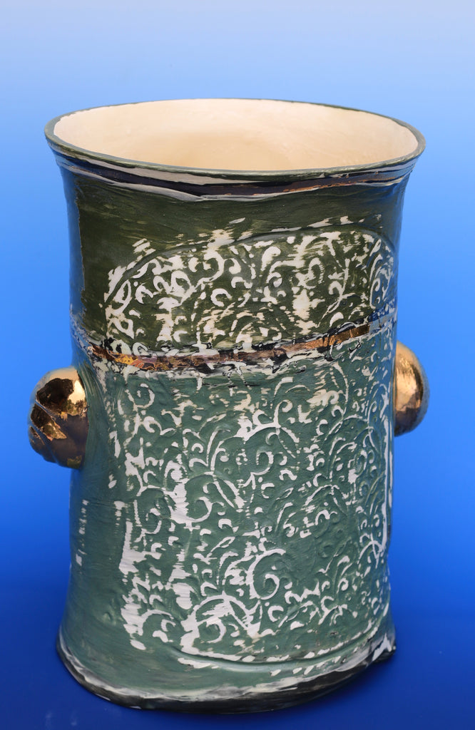 2024 Moulded Vase with Stains and Lustre